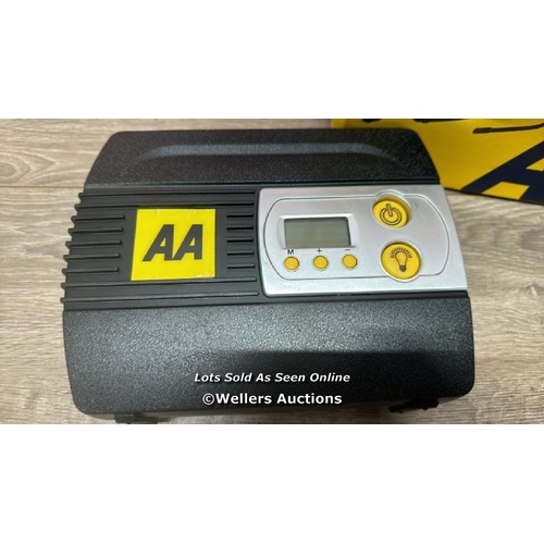 3063 - AA 12V DIGITAL TYRE INFLATOR AA5502 / MINIMAL SIGNS OF USE / A28 [0]