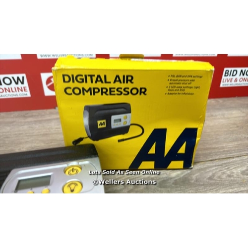 3063 - AA 12V DIGITAL TYRE INFLATOR AA5502 / MINIMAL SIGNS OF USE / A28 [0]