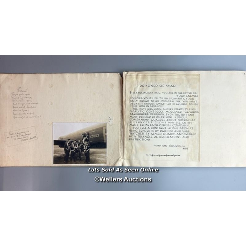 120 - A never-before-seen album of original hand-drawn sketches by Flight Lieutenant Terence Herbert Franc... 