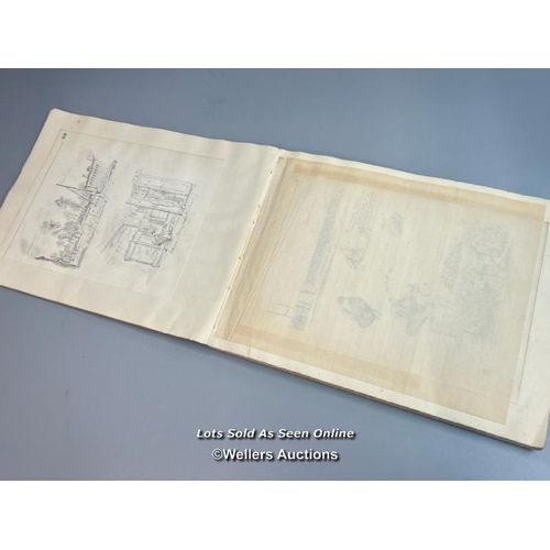 120 - A never-before-seen album of original hand-drawn sketches by Flight Lieutenant Terence Herbert Franc... 