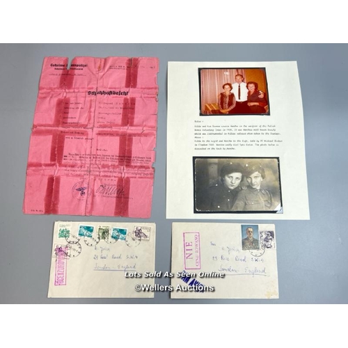 129 - A Protective Custody Order (`Schutzhaftbefehl'), dated 16 November 1940 during WW2, made out by the ... 