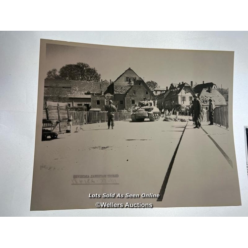 142 - A photograph, a negative and a slide depicting 'The Adolf Hitler Bridge' in Colditz during WW2, whic... 