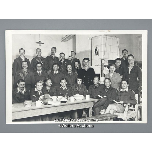 147 - A mixed collection of original and reproduction photographs taken at Colditz Oflag IVc, from WW2. Th... 