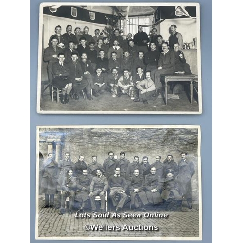 147 - A mixed collection of original and reproduction photographs taken at Colditz Oflag IVc, from WW2. Th... 