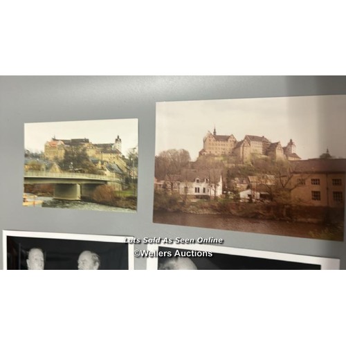 46 - A selection of photographs depicting parts of the town of Colditz and from what appears to be the bo... 