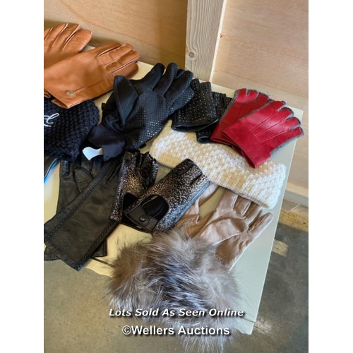 20 - Assorted ladies gloves, earmuffs and hats / Container No: XX02321