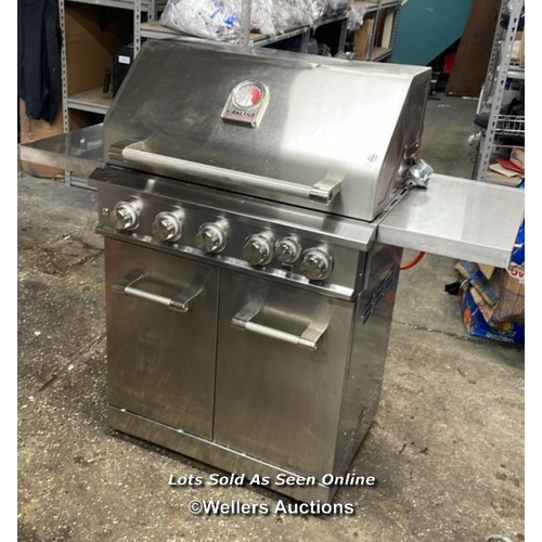 6696 - KIRKLAND SIGNATURE 6 BURNER GASS BBQ / APPEARS IN GOOD CONDITION BUT HAS BEEN USED - SEE IMAGES