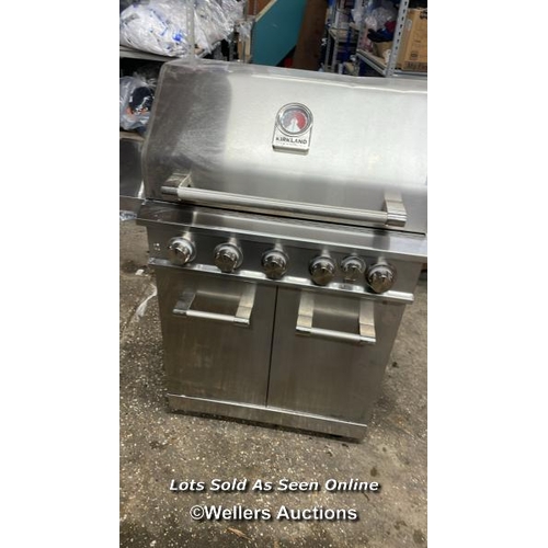 6696 - KIRKLAND SIGNATURE 6 BURNER GASS BBQ / APPEARS IN GOOD CONDITION BUT HAS BEEN USED - SEE IMAGES