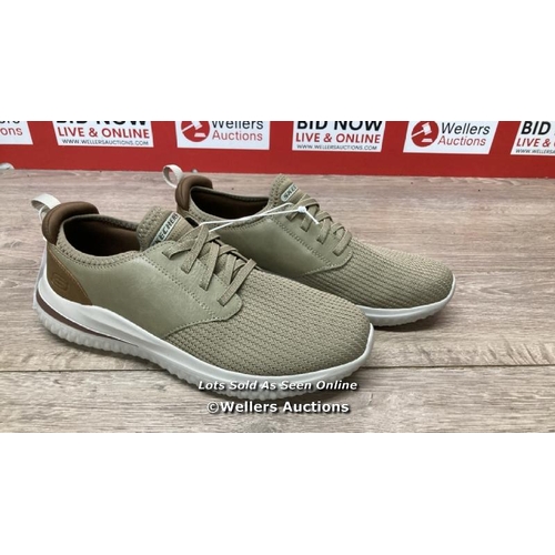 704 - GENTS NEW SKECHERS DELSON TRAINERS / UK 9.5