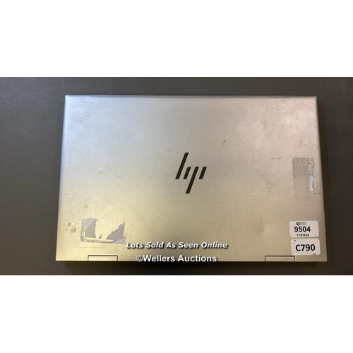 9504 - LAPTOP: HP ITB HD CORE 17-1165G7 @2.8GHZ 16GB RAM WIN 11 TOUCH