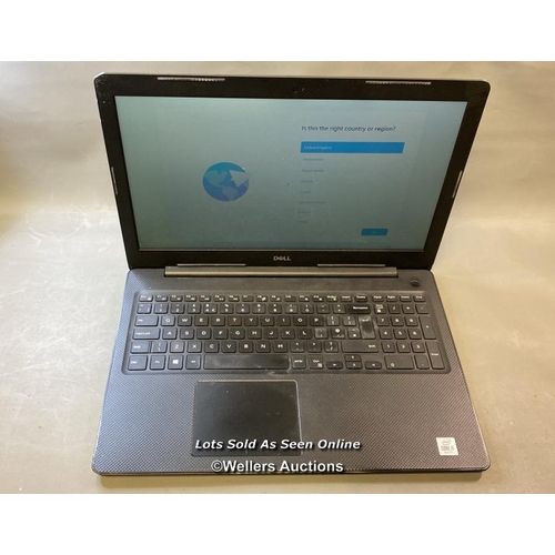 9506 - LAPTOP: DELL CORE 15-1035G1 @ 1GHZ 8GB RAM 250 GB HD WIN 11