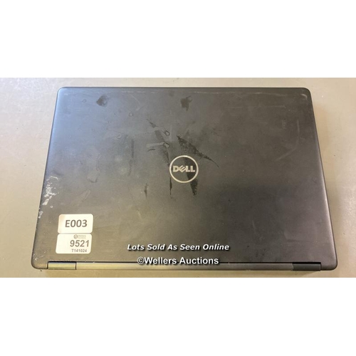 9521 - LAPTOP: DELL CORE 15-63009 @ 2.4GHZ 8GB RAM 250GB HD WIN 10