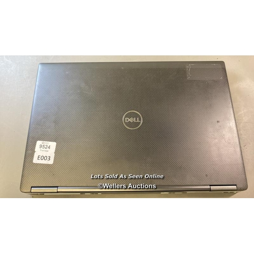 9524 - LAPTOP: DELL INTEL XEON E-2276M @2.8GHZ 32GB RAM 500GB HD WIN 10