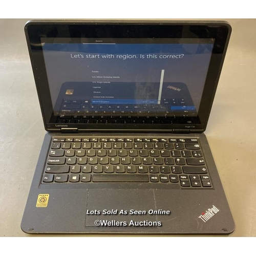 9527 - LAPTOP: LENOVO 250GB HD CORE 13-6100U @2.3GHZ 8GB RAM WIN 10