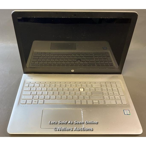 9528 - LAPTOP: HP 1TB HB CORE 15-6260U @1.8GHZ 8GB RAM WIN 10 - KEYBOARD KEYS MISSING