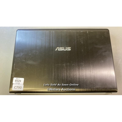 9529 - LAPTOP: ASUS CORE 17-3630 QM @ 2.4 GHZ 8GB RAM 700GB HD