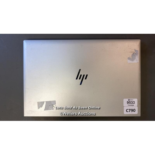 9533 - LAPTOP: HP CORE 15-1145G7 @2.6 GHZ 16GB RAM 250 GB HD WIN 11