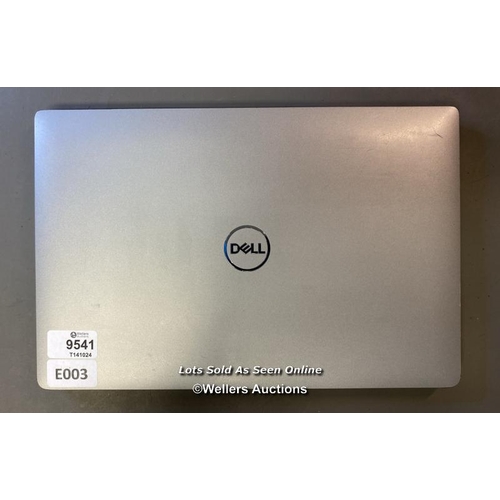 9541 - LAPTOP: DELL CORE 15-1245U @1.6 GHZ 16GB RAM 500GB HD WIN 11