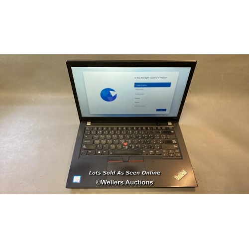 9543 - LAPTOP: LENOVO CORE 15-8350U @1.7GHZ 8GB RAM 500GB HD WIN 11