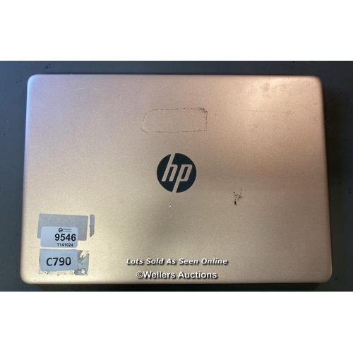 9546 - LAPTOP: HP INTEL CELERON N4020 @1.1GHZ 4GB RAM W64GB HD WIN 11