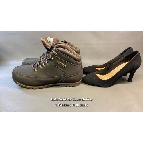 9574 - BRAND NEW BOOTS FIRE TRAP SIZE UK 10 + DUNE WOMAN SHOES SIZE 37