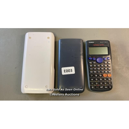 9591 - CALCULATOR CASIO X3