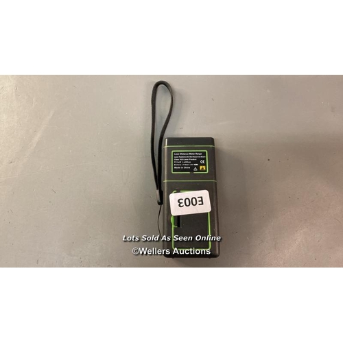 9600 - LASER DISTANCE METER RANGE