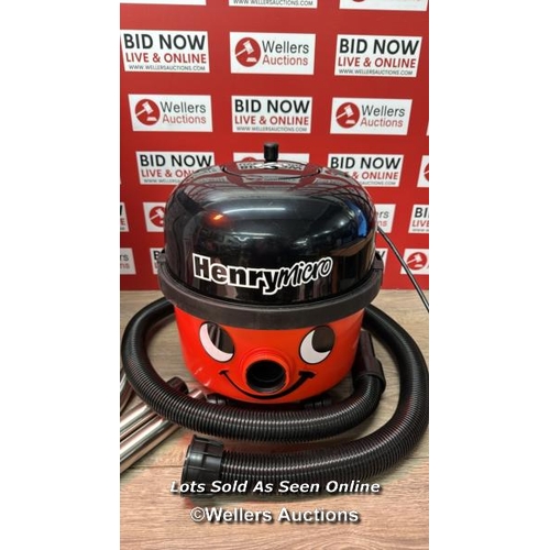 8016 - HENRY MICRO HOVER/ POWERS UP/  SIGNS OF USE