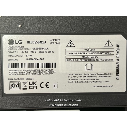 8187 - LG OLED55B42LA 55