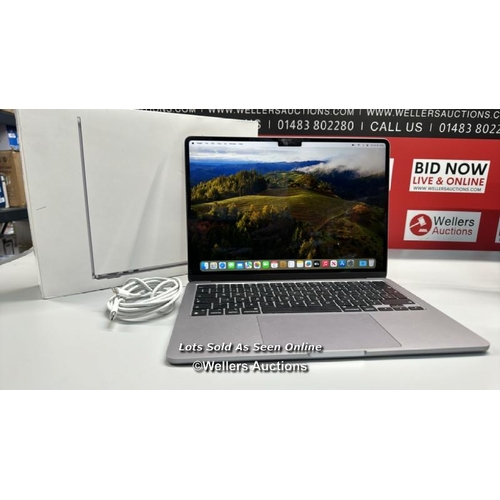 8223 - APPLE MACBOOK AIR 2022 / APPLE M2 CHIP WITH NEXT-GENERATION CPU, GPU AND MACHINE LEARNING PERFORMANC... 