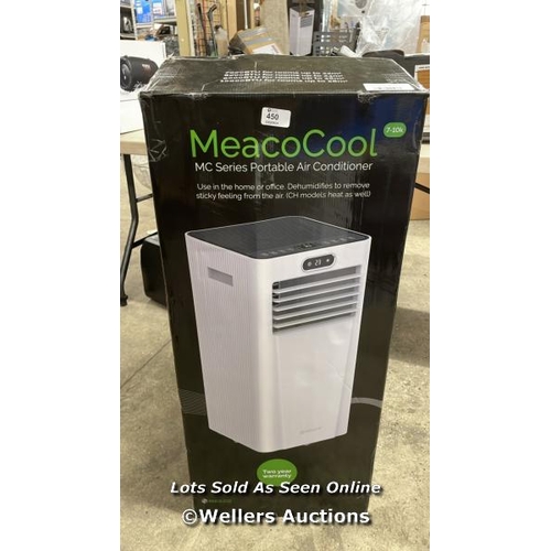 2085 - RRP: �369 - MEACOCOOL 10K BTU PORTABLE AIR CONDITIONER & HEATER WITH REMOTE CONTROL, MC10000 / POWER... 