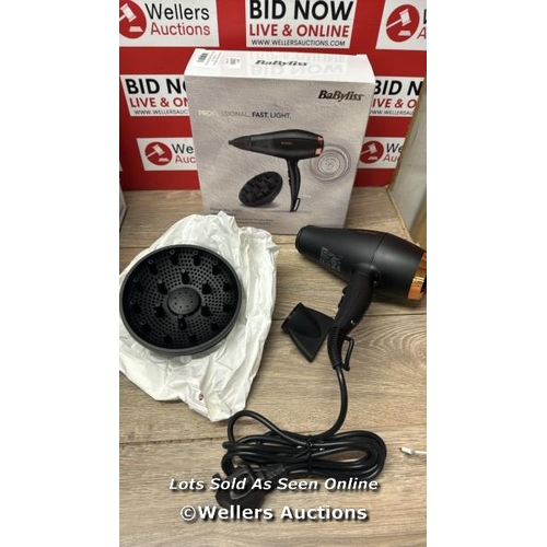 2090 - BABYLISS HAIR DRYER F25 / NO POWER / NEW / B5