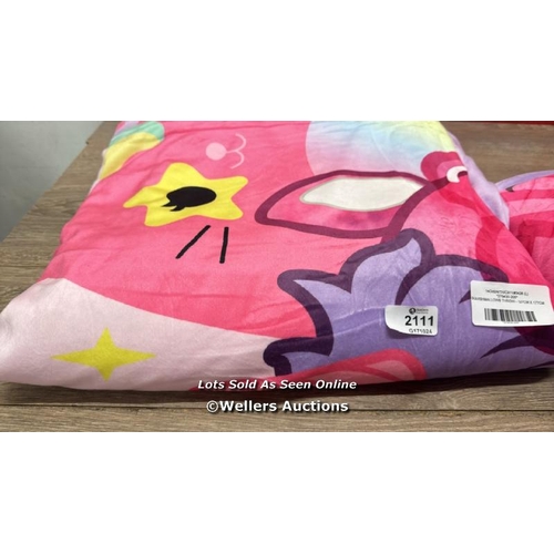 2111 - SQUISHMALLOWS THROW - 127CM X 177CM / APPEARS NEW OPEN BOX / E18