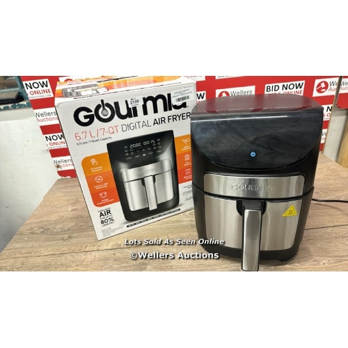 2159 - GOURMIA 6.7L DIGITIAL AIR FRYER / POWERS UP / MINIMAL SIGNS OF USE / W1