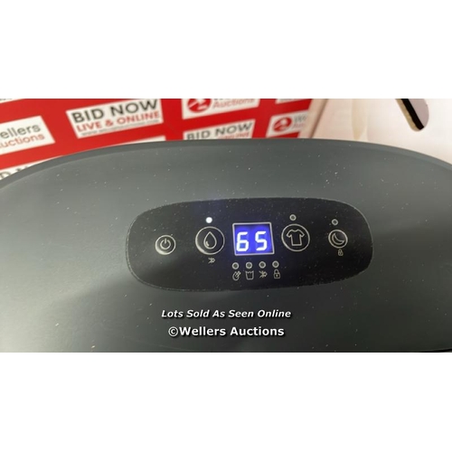 2164 - MEACODRY ARETE TWO 18L DEHUMIDIFIER & AIR PURIFIER / POWERS UP / MINIMAL SIGNS OF USE / W3