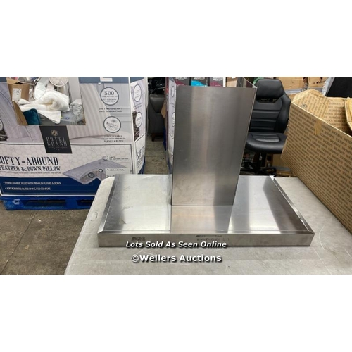 2176 - LARGE STAINLESS STEEL COOKER HOOD / SIGNS OF USE / P7