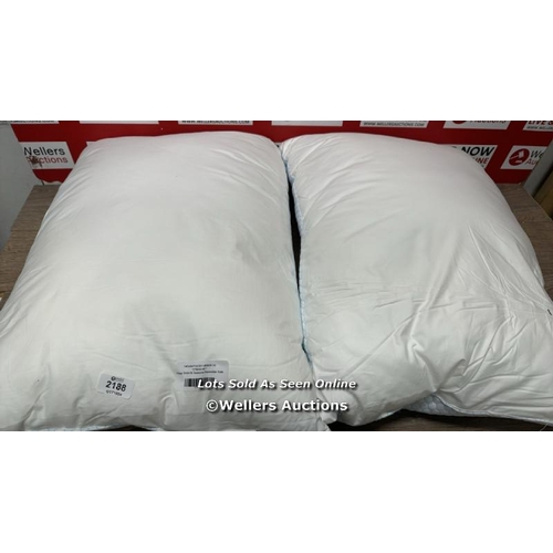 2188 - HOTEL GRAND ALL SEASONS REVERSIBLE ROLLED PILLOW / MINIMAL SIGNS OF USE / E23