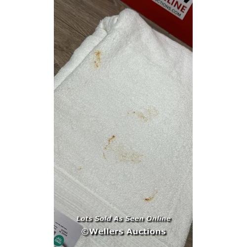 2206 - GRANDEUR 100% HYGRO COTTON BATH TOWEL / SIGNS OF USE / E24