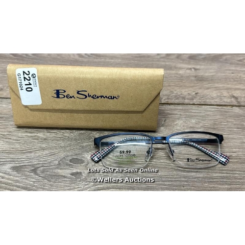 2210 - BEN SHERMAN GOSWELL C03 GLASSES FRAMES / APPEARS NEW OPEN BOX / E25