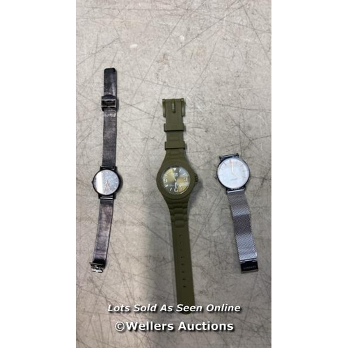 2916 - BAG OF WATCHES X3 INCL. ICE WATCHES, SEKONDA,