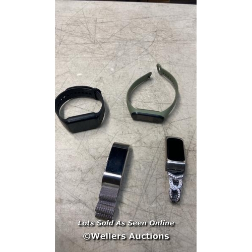 2917 - BAG OF WATCHES X4 INCL. XIAOMI SMART BAND 7, OUMIDA FITBIT, XIAOMI SMART BAND 8, WEARLIZER WITH FITB... 