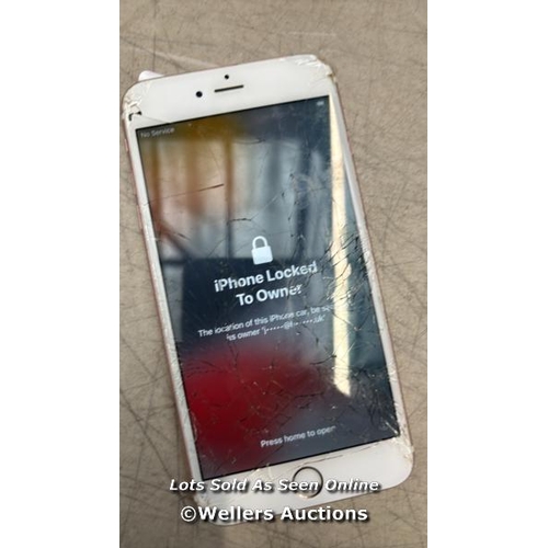 2959 - APPLE 6S+ / A1687 / 64GB / I-CLOUD LOCKED / IMEI 358606073045827 / SCREEN DAMAGED