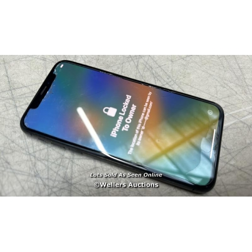 2975 - APPLE IPHONE X / A1865 / 64GB / I-CLOUD LOCKED / IMEI 356724086189573