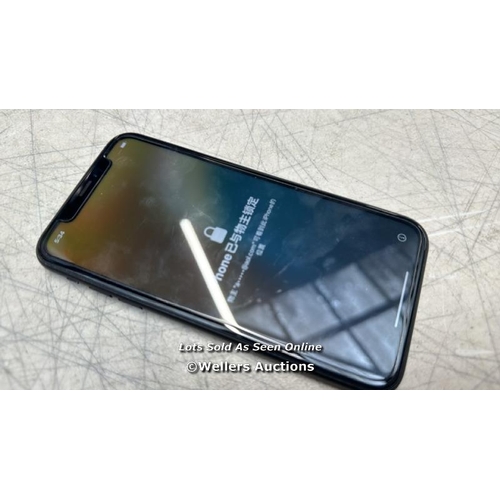 2979 - APPLE IPHONE XR / A1984 128GB / I-CLOUD LOCKED / IMEI 357340097721483