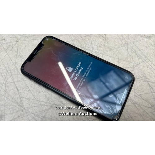 2981 - APPLE IPHONE XR / A2105/ 64GB / I-CLOUD LOCKED / IMEI 353081105130374