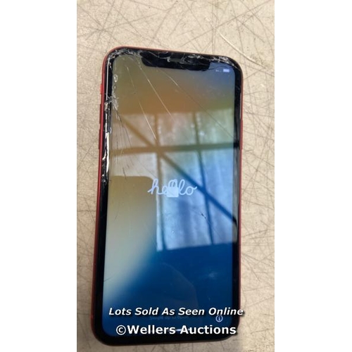 2987 - APPLE IPHONE 11/ A2221 / 64GB/ I-CLOUD LOCKED / IMEI 352681231575326 / SCREEN DAMAGED