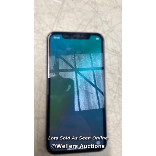 2989 - APPLE IPHONE 11/ A2221/ 64GB / I-CLOUD UNLOCKED / IMEI 352930118341504