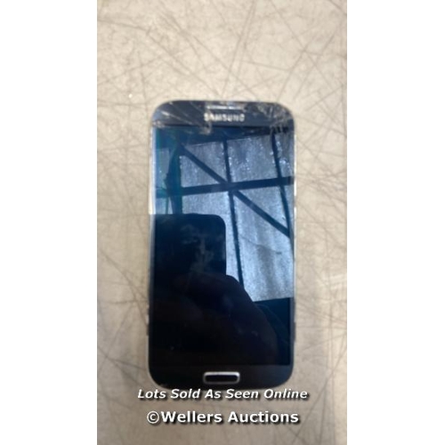 2998 - GALAXY S4 / GOOGLE UNLOCKED / IMEI 355172053599328 / SCREEN DAMAGED