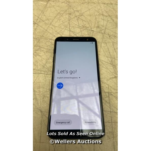 3015 - GALAXY J6 DUAL / SM-J600F / 32GB / GOOGLE LOCKED / IMEI 359218090218707