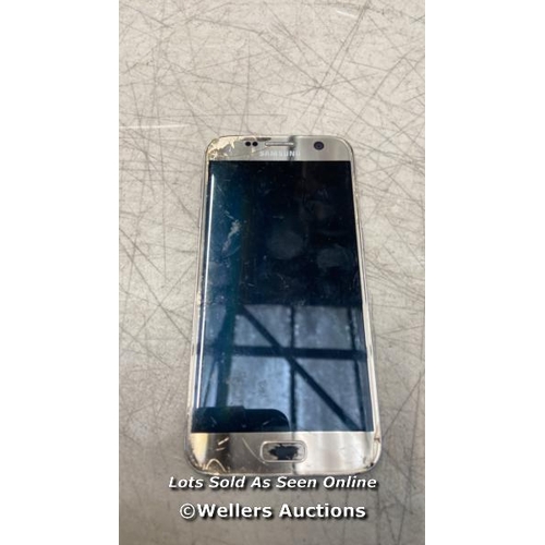 3020 - GALAXY S7 DUOS / SM-G930F / 32GB / GOOGLE LOCKED / IMEI 357350074175728 / SCREEN AND BACK DAMAGED